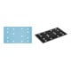 Set Schleifstreifen STF 80x133 P120 GR/100 + Protection Pad PP-STF 80x133 /2-1