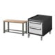 Set STIER Schwerlastwerkbank 2500 kg Premium BxTxH 1500x700x850 mm +...