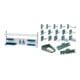 Set STIER Multiwandaufbau BxH 1500x650 mm 1 Lochwand 1 Fachboden +...