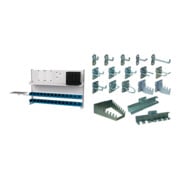 Set STIER Multiwandaufbau BxH 1500x950 mm 1 Fachboden + Hakensortiment 18-teilig