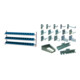 Set STIER Multiwandaufbau BxH 1500x650 mm 3 Fachböden + Hakensortiment 18-teilig