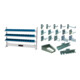 Set STIER Multiwandaufbau BxH 1500x950 mm 3 Fachböden + Hakensortiment 18-teilig