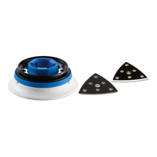 Set FastFix Schleifteller ST-STF D90/7 FX H-HT + Schleifschuh StickFix weich SSH-STF-V93/6-W/2