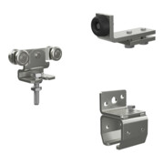 Set MEA Doppelrolle Nr.2 + MEA Wandbefestigung Nr.2 + MEA Rohrpuffer Nr.2