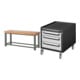 Set STIER Schwerlastwerkbank 4500 kg Premium BxTxH 2000x700x900 mm +...