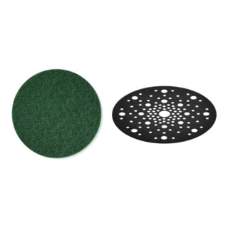 Set Schleifvlies STF D150 green VL/10 grün + Protection Pad PP-STF D150 /2