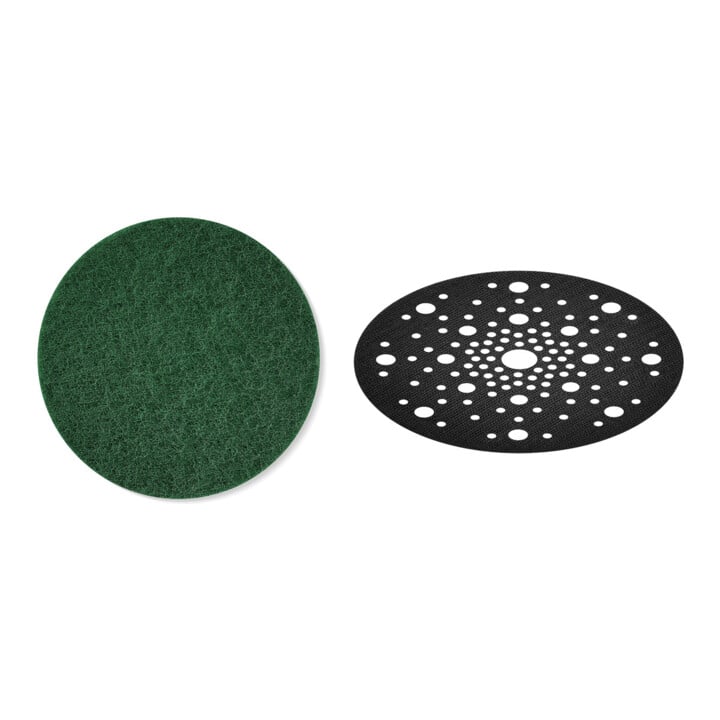 Set Schleifvlies STF D150 green VL/10 grün + Protection Pad PP-STF D150 /2