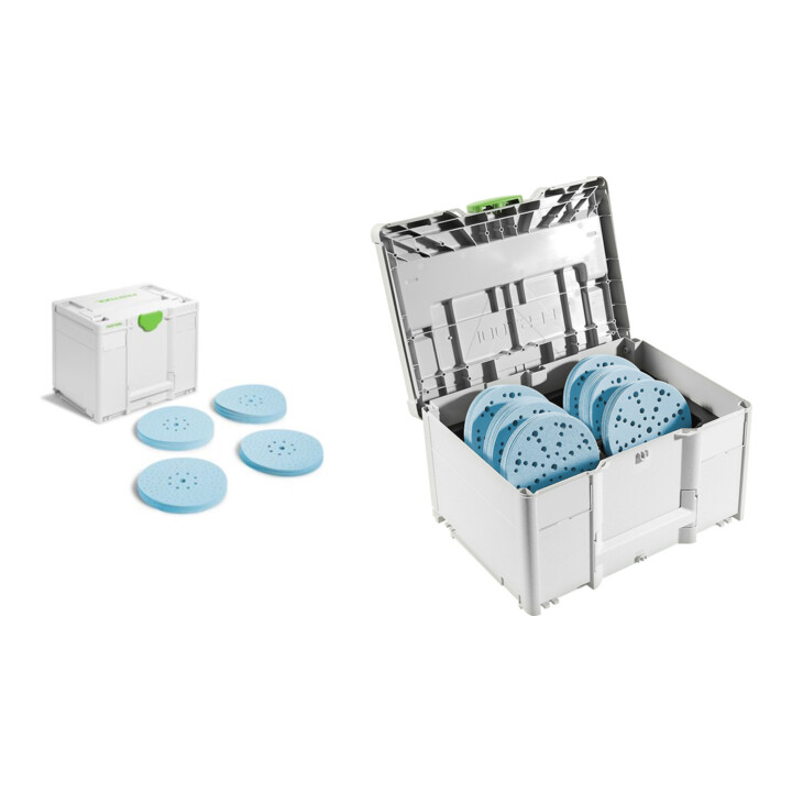 Set Festool Schleifmittel-Systainer³ Granat SYS-STF D225 GR-Set + Festool Schleifmittel-Systainer³ SYS-STF D150 GR-Set Granat