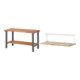 Set STIER Werktisch Premium mit Ablageboden BxTxH 1500x700x840 mm + Ablage...