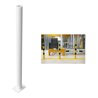 Set Schake Standrohr Ø 60mm 1,00m + Alukugelkopf + Schake GmbH BefestigungsschraubensatzTyp 1