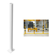 Set Schake Standrohr Ø 60mm 1,00m + Alukugelkopf + Schake GmbH BefestigungsschraubensatzTyp 1