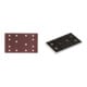 Set Schleifstreifen STF 80X133 P80 RU2/50 Rubin 2 + Schleifschuh StickFix SSH-STF-80x130/12-1
