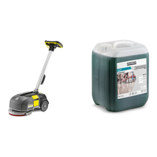 Set Kärcher Scheuersaugmaschine BD 30/4 C Bp Pack + FloorPro Industriereiniger RM 69, 10 l