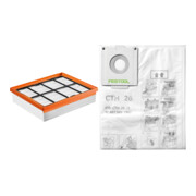 Set Festool Hauptfilter HF-CTH 26/48 + Festool Sicherheitsfiltersack FIS-CTH 26/3