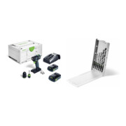 Set Festool Akku-Bohrschrauber TXS 18 C 3,0-Plus + Bohrerkassette BKS SYS3 D3-10 CE/W
