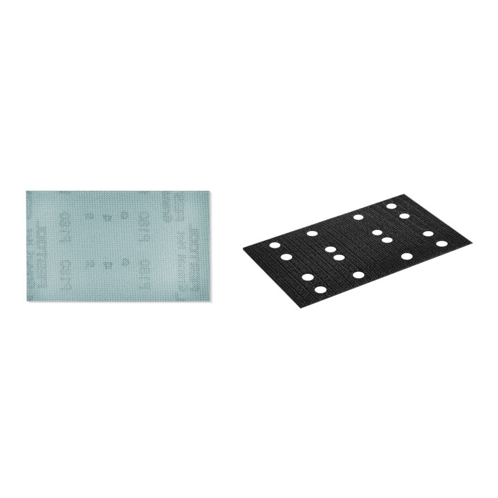 Set Netzschleifmittel STF 80x133 P80 GR NET/50 + Protection Pad PP-STF 80x133 /2