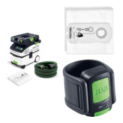 Set Festool Absaugmobil CTM MIDI I CLEANTEC Staubklasse M + Festool Fernbedienung CT-F I + Festool SELFCLEAN Filtersack SC-FIS-CT MINI/MIDI-2/5/CT15