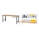 Set STIER Werkbank Premium mit 1 Schublade BxTxH 2000x700x840mm +...