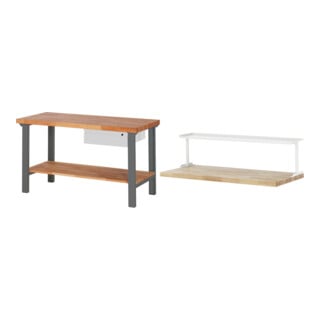 Set STIER Werkbank Premium mit 1 Schublade und Ablageboden BxTxH...
