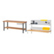Set STIER Werkbank Premium mit 1 Schublade und Ablageboden BxTxH...
