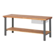 Set STIER Werkbank Premium mit 1 Schublade und Ablageboden BxTxH...