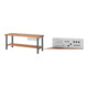Set STIER Werkbank Premium mit 1 Schublade und Ablageboden BxTxH...