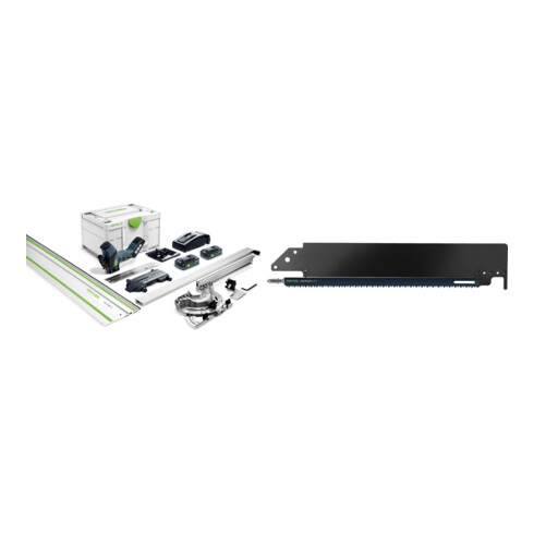 Set Festool Akku-Dämmstoffsäge ISC 240 HPC 4,0 EBI-Plus-XL-FS + Schneidgarnitur SG-240/G-ISC