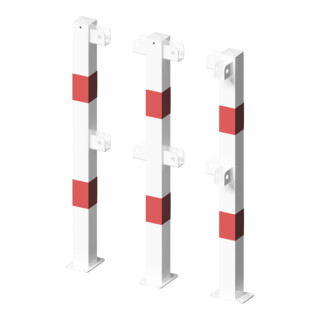 Set Schake Pfosten 70 x 70 mm Eckpfosten für Ober- und Knieholm +...
