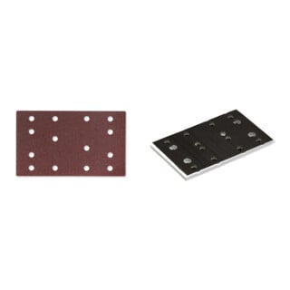 Set Festool Schleifstreifen STF 80X133 P100 RU2/50 Rubin 2 + Schleifschuh StickFix SSH-STF-80x130/12