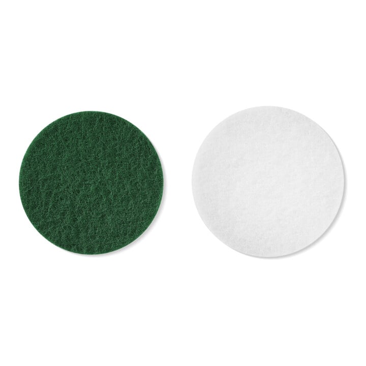 Set Festool Schleifvlies STF D125 green VL/10 grün + Poliervlies STF D125 white VL/10
