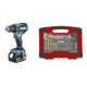 Set Makita Akku-Bohrschrauber 18V / 3,0 Ah DDF485RFJ + STIER TiN-Bohrer-, Säge- und Bit-Set 100-teilig-1