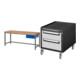 Set STIER Höhenverstellbare Werkbank Premium mit 1 Schublade BxTxH...