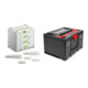 Set Festool Sortainer³ SYS3-SORT/3 M 337 + STIER Systainer³ III Black Edition-1
