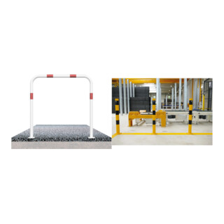 Set Schake Abweisebügel aus Stahlrohr Ø 48 x 2,5 mm + BefestigungsschraubensatzTyp 1