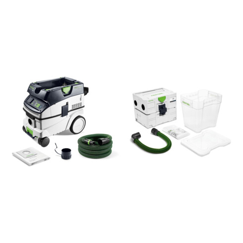 Set Festool Absaugmobil CLEANTEC CTM 26 EI + CT Vorabscheider CT-VA-20