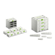 Set Festool Systainer³ Rack SYS3-RK/6 M 337-Set + Festool Sortainer³ SYS3-SORT/3 M 337