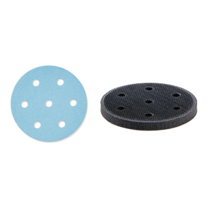 Set Schleifscheiben STF D90/6 P60 GR/50 + Interface-Pad IP-STF-D90/6
