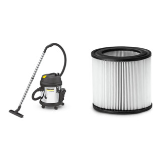 Set Kärcher Nass-Trockensauger NT 70/3 + Papierfiltertüten 2-lagig 5 St. NT 65/2 Eco