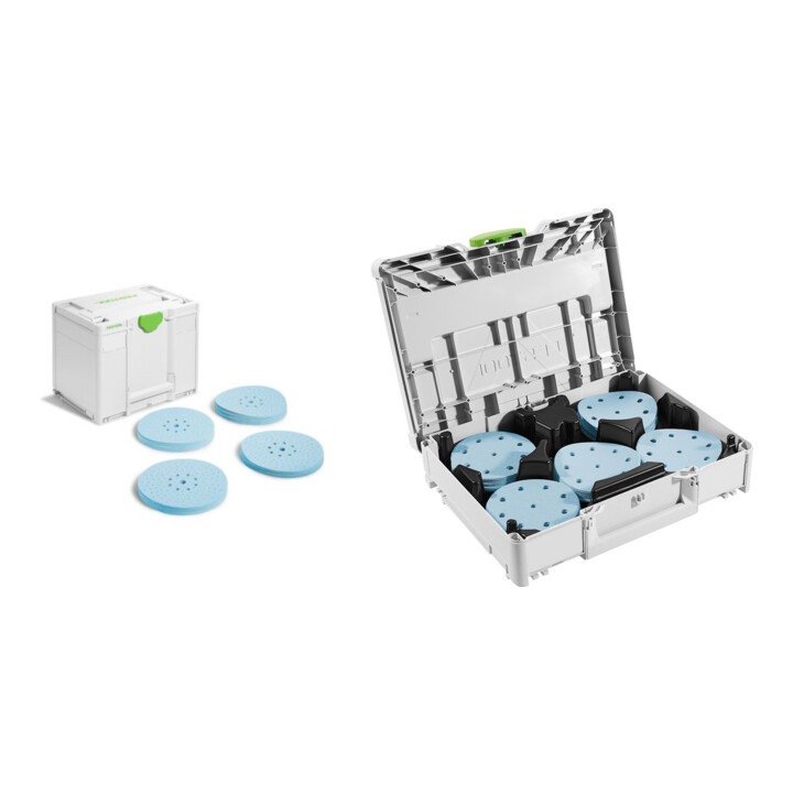 Set Festool Schleifmittel-Systainer³ Granat SYS-STF D225 GR-Set + Festool Schleifmittel-Systainer³ SYS-STF D125 GR-Set Granat