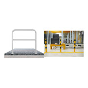 Set Schake Abweisebügel aus Stahlrohr Ø 48 x 2,5 mm + BefestigungsschraubensatzTyp 1