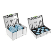 Set Festool Schleifmittel-Systainer³ SYS-STF D150 GR-Set Granat + Festool Schleifmittel-Systainer³ SYS-STF D90/V93 GR-Set Granat