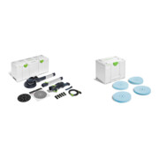 Set Festool Langhalsschleifer LHS 2 225 EQI-Plus PLANEX + Festool Schleifmittel-Systainer³ Granat SYS-STF D225 GR-Set