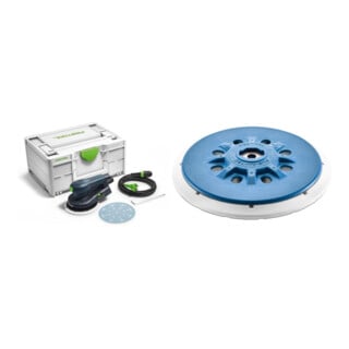 Set Exzenterschleifer ETS EC 150/5 EQ-Plus + Schleifteller ST-STF D150/MJ2-M8-H-HT FUSION-TEC