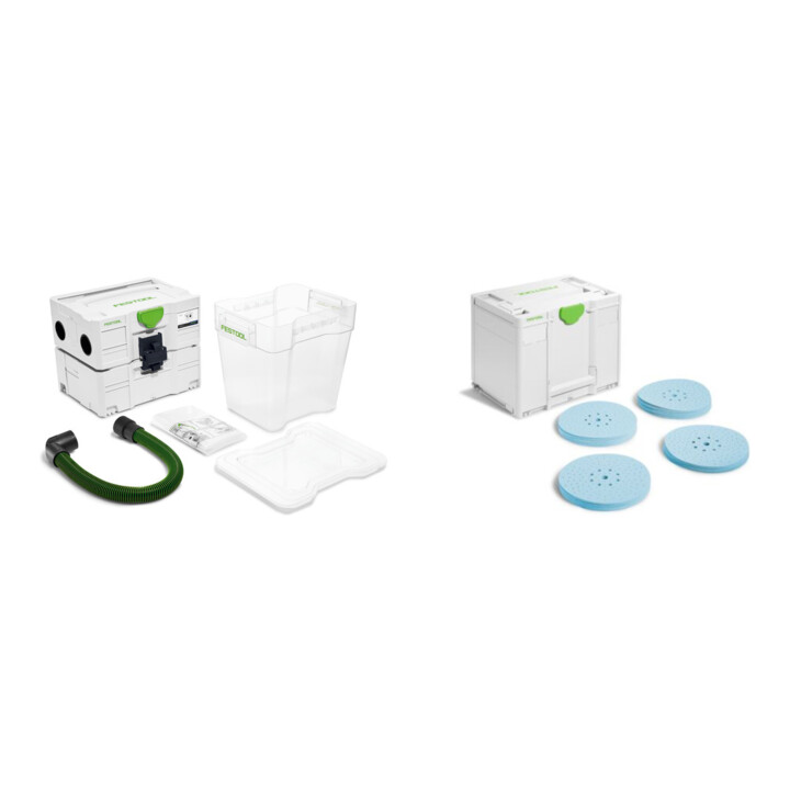 Set Festool CT Vorabscheider CT-VA-20 + Festool Schleifmittel-Systainer³ Granat SYS-STF D225 GR-Set