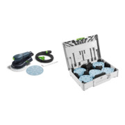 Set Festool Exzenterschleifer ETS EC 150/3 EQ + Schleifmittel-Systainer³ SYS-STF D125 GR-Set Granat