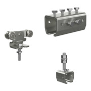 Set MEA Doppelrolle Nr.2 + MEA Verbindungsmuffe Nr. 2 + MEA Muffe H/S verstellbar Nr. 2