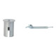 Set Schake Absperrpfosten Typ 470D + Bodenhülse, Erdanker + Dreikantschlüssel M 12, Standard + Grauguss-Univ.-Schlüssel z.Absperrpf. m.Feuerw.-V.-1