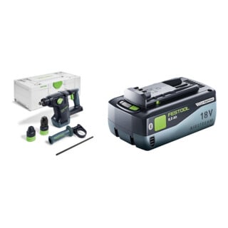 Set Akku-Kombihammer KHC 18 EB-Basic + HighPower Akkupack BP 18 Li 8,0 HP-ASI