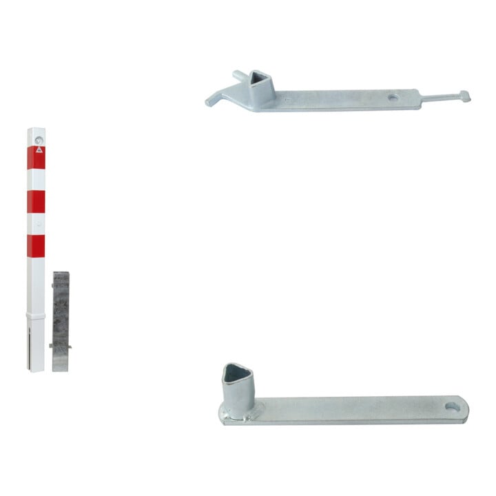 Set Schake Absperrpfosten Typ 470DB, herausnehmbar + oben innenliegendem...
