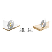 Set Festool Kreissägeblatt HW 168x1,8x20 WD42 WOOD FINE CUT + Festool Kreissägeblatt HW 168x1,8x20 PW16 WOOD RIP CUT